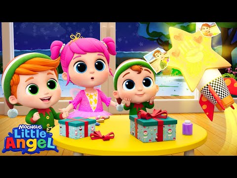 Christmas Present Arts and Crafts! | Little Angel Kids Songs & Nursery Rhymes