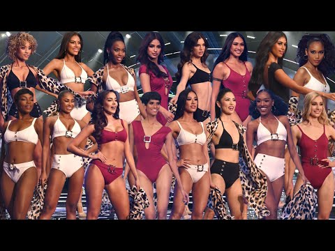 TOP 16 Swimsuit Competition -FANCAM / *By 2 CAMERAS - ตัด 2 กล้อง - MISS UNIVERSE 2021