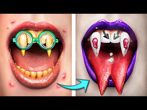 How to Become a Vampire! Extreme Makeover with Beauty Gadgets!