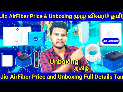 Jio AirFiber Unboxing Full Details In Tamil | Jio AirFiber Review Unboxing Details #jioairfiber