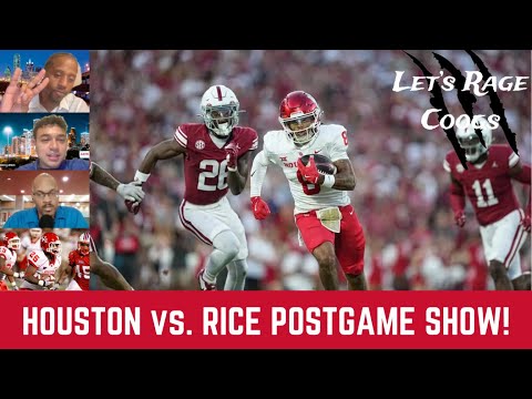 Let's Rage Coogs: Houston Cougars Football vs Rice Owls postgame show!