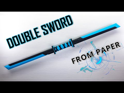 Crafting the Legendary Samurai Double Sword from A4 Paper