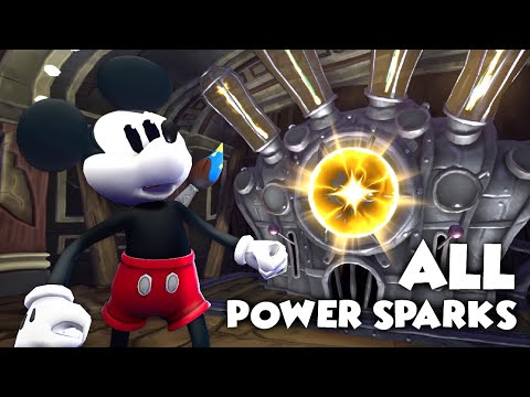 Epic Mickey Rebrushed - ALL 45 Power Spark Locations