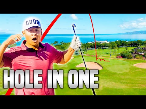 I just made a HOLE IN ONE in Hawaii