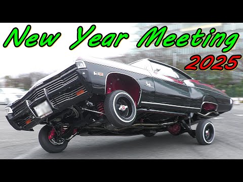 【搬入】今年もパーキングジャックだ‼️　Lowrider New Year Meeting 2025　ﾛｰﾗｲﾀﾞｰﾆｭｰｲﾔｰﾐｰﾃｨﾝｸﾞ