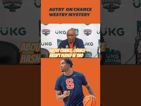 @SyracuseOrange Head Coach #Autry Finally Addresses The Chance Westry Mystery #syracuse