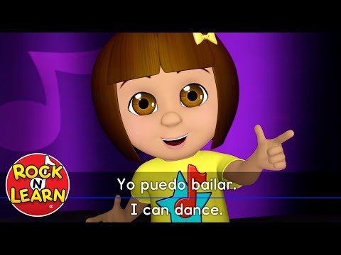 Learn Simple English and Spanish | Dance Party | Rock ’N Learn