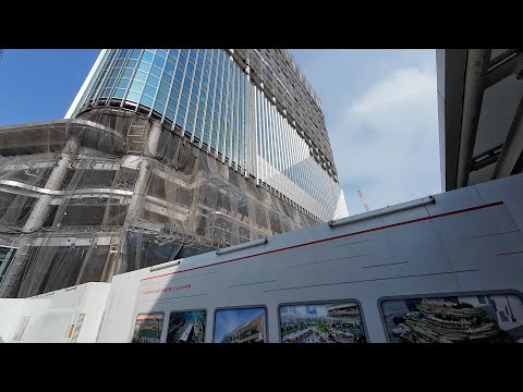 【東京編】高輪ゲートウェイ駅から始まる散歩：４K  Japan Takanawa Gateway