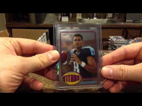 2015 Topps Chrome Football Hobby Case Recap Video