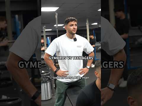 GYMBROS VS TEENAGERS #shorts #short #viral #gym #fitness