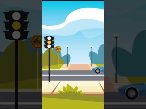 Traffic Signals and Symbols | Best Video for Kids to Learn Road Safety Signs and Symbols #shorts