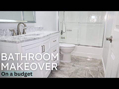 DIY Bathroom Makeover | Complete Transformation On A Budget