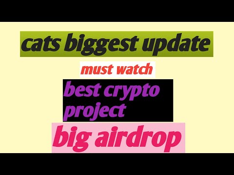 cats airdrop date revelled || cats 1 token price? || cats big update