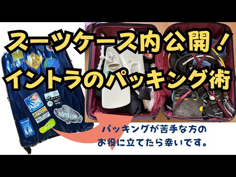 ダイビングインストラクターのダイビング解説動画／パッキングの仕方を紹介