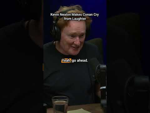 Kevin Nealon makes Conan cry from laughter. #podcast #conanobrien #conan #conaf #kevinnealon