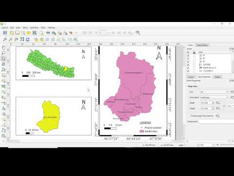 STUDY MAP AREA FOR FINAL YEAR PROJECT | SIKJA 24.41 MW, USING LOCAL UNIT | SHAPE FILE OF NEPAL |QGIS