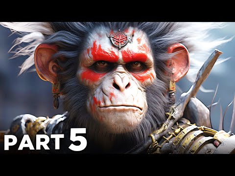 BLACK MYTH WUKONG Walkthrough Gameplay Part 5 - MACAQUE CHIEF BOSS (FULL GAME)