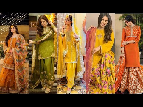 Celebrate in Color: Stylish Looks for Mehndi & Mayon|| @Aaimafashion