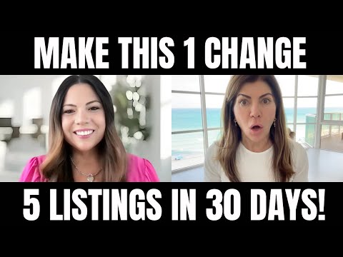 Brand NEW Realtor Gets 5 Listings in Her FIRST 30 Days!