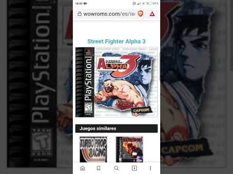 street figthter Alpha 3 para android emulador ePSe