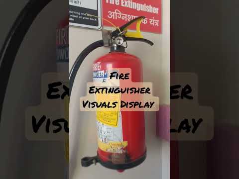 Fire Extinguisher - Visual Display including PASS Fire Extinguisher Operation information