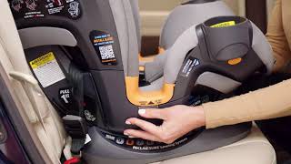 Chicco OneFit All-in-One Car Seat- Installing with LATCH: Forward-Facing