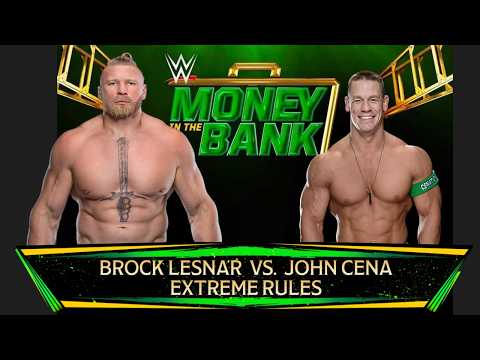 Extreme Rules Match | Brock & Cena Rap🎵 | "Big" Brock Lesnar vs. John Cena