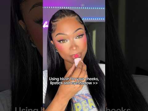 Try this Viral BLUSH hack 😱🩷 #makeup #viral #trendingshorts