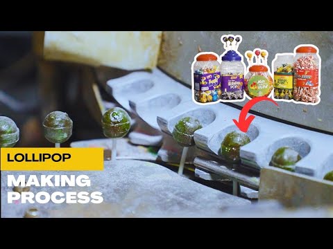 The Fascinating Process of Making Lollipops | How Lollipop is Made in The Factory | Lollipop Making