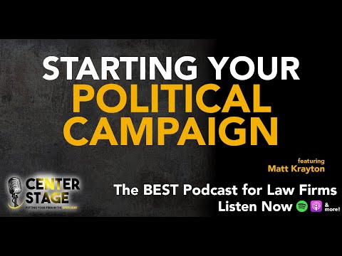 138 - Starting Your Political Campaign with Matt Krayton