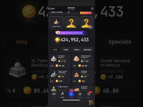 ZenCoin daily combo 30 December