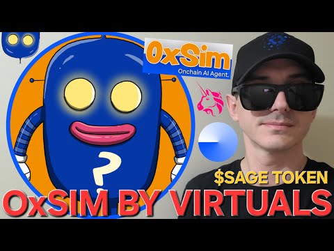 $SAGE - OxSIM BY VIRTUALS TOKEN CRYPTO COIN HOW TO BUY SAGE BASE AI AGENT UNISWAP BLOCKCHAIN ETH OP