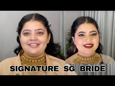 Step by step SIGNATURE SG BRIDE #youtube MAKEUP TUTORIAL by @Sakshi Gupta Makeup Studio & Academy ||