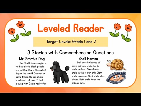 Reading for Grade 1 and Grade 2 | Reading Comprehension | Learn English Through Stories (Set 2)