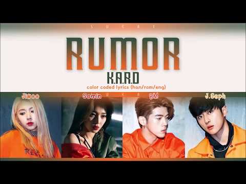 KARD - RUMOR Lyrics (Color Coded_Han_Rom_Eng)