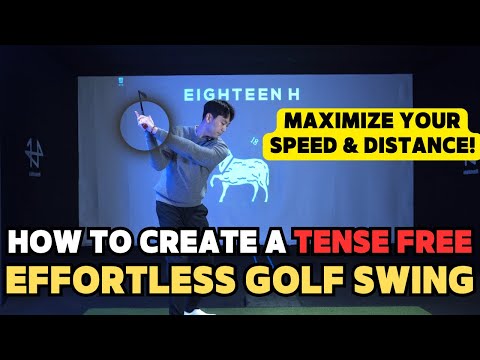 Create a tense free effortless golf swing with this secret method!