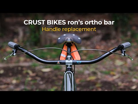 【ハンドル交換】CRUST BIKES ron's ortho bar