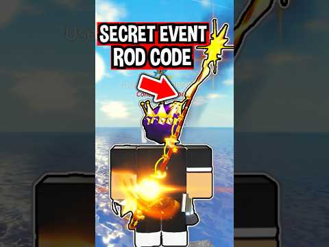 SECRET EVENT ROD CODE in Roblox Fisch..