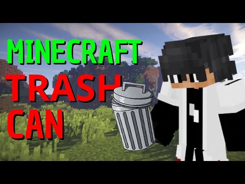 Minecraft: TRASH BIN TUTORIAL Minecraft 1.19