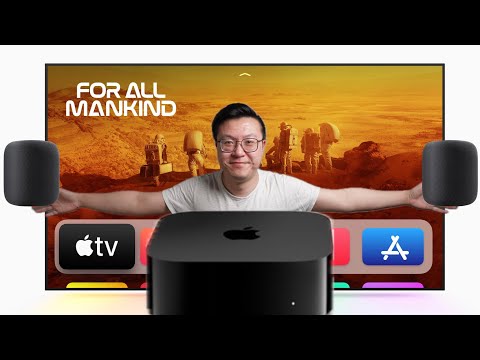 开箱Apple TV 4K(第三代)：最简单的家庭影院｜HomePod用作PS5音箱