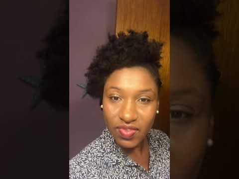 Stay consistent with your natural hair