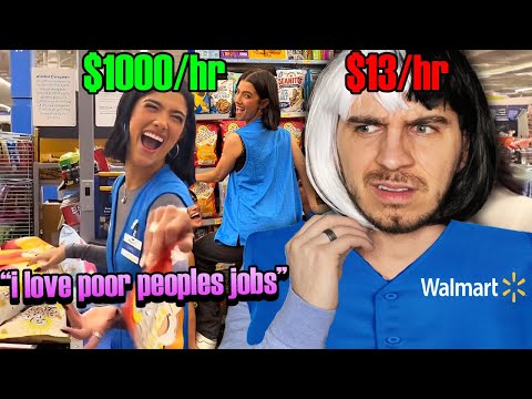 Millionaire Influencer Pretends To Work At Walmart