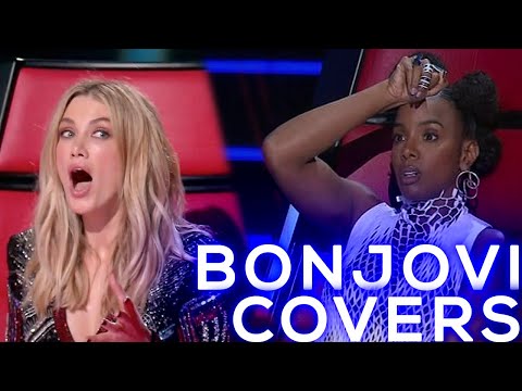 BEST BONJOVI SONGS ON THE VOICE | BEST AUDITIONS