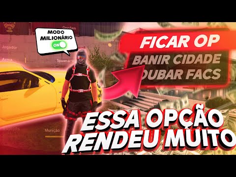 ESSE SERVIDOR RENDEU 14.000.000 MILHÕES ROUBANDO LOOT VIP DOS PORTA MALAS GTA RP