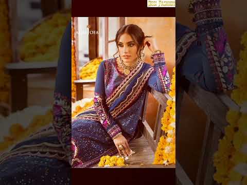 Unveiling Opulence: Asim Jofa's Luxurious Lawn Collection #shorts #fashion #luxurypret #eidclothes