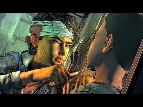 Clementine Attacks Tenn and Meets Marlon (Telltale Walking Dead Final Season 4)