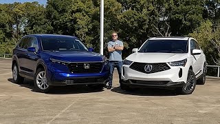 2024 Honda CR-V Vs 2024 Acura RDX - How SIMILAR Are They?