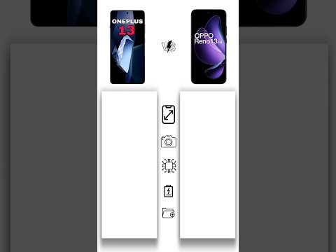OnePlus 13 vs OPPO Reno 13 Comparison ❌ #oppo #opposmartphones #oneplus #flagshipsmartphones