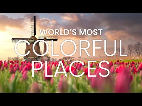 World’s Most Colorful Places | Most Colorful Places on Earth | Colorful Travel #travel #vlog