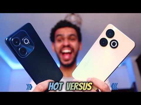 واخيرااااا المقارنة المنتظرة 🔥infinix hot 40i vs smart8